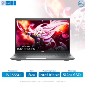 pc portable tunisie DELL Latitude 5540 i5-1335U