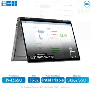 DELL Latitude 7340 - 13 pouces Tactile- intel i7 -16 Go Ram