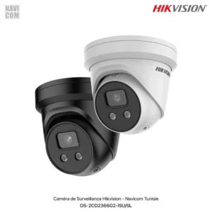 Caméra Turret Fixe 6 MP AcuSense avec Lumière Stroboscopique et Avertissement Audible Hikvision DS-2CD2366G2-ISU-SL