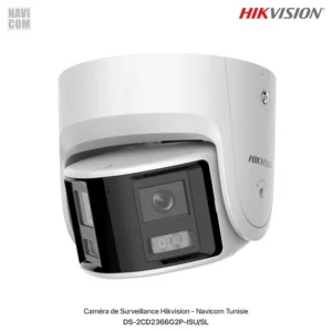 Caméra Turret Fixe AcuSense Panoramique 6 MP Hikvision DS-2CD2366G2P-ISU-SL