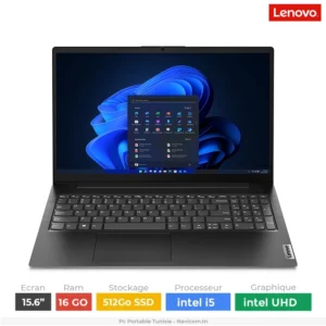 pc portable lenovo v15 g4 16gb - navicom tunisie