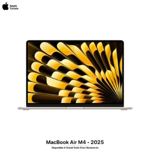 Apple MacBook Air M4 15 pouces [2025] Lumière stellaire
24Go/512 Go