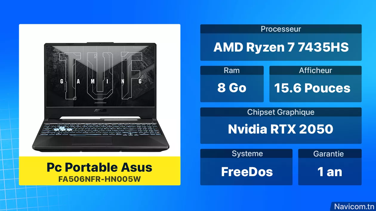 Pc Portable Asus FA506NFR-HN005W