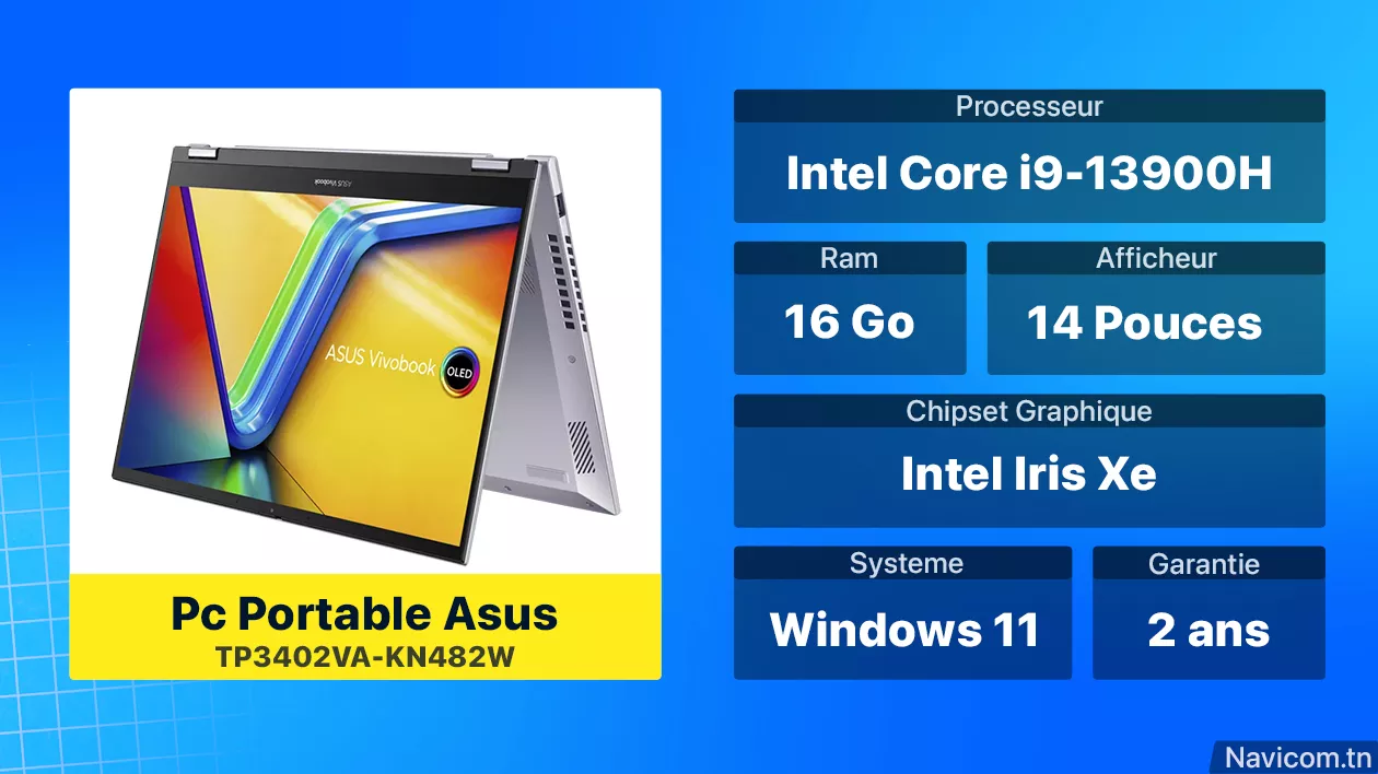 Pc Portable Asus TP3402VA-KN482W