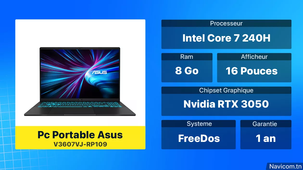 Pc Portable Asus V3607VJ-RP109
