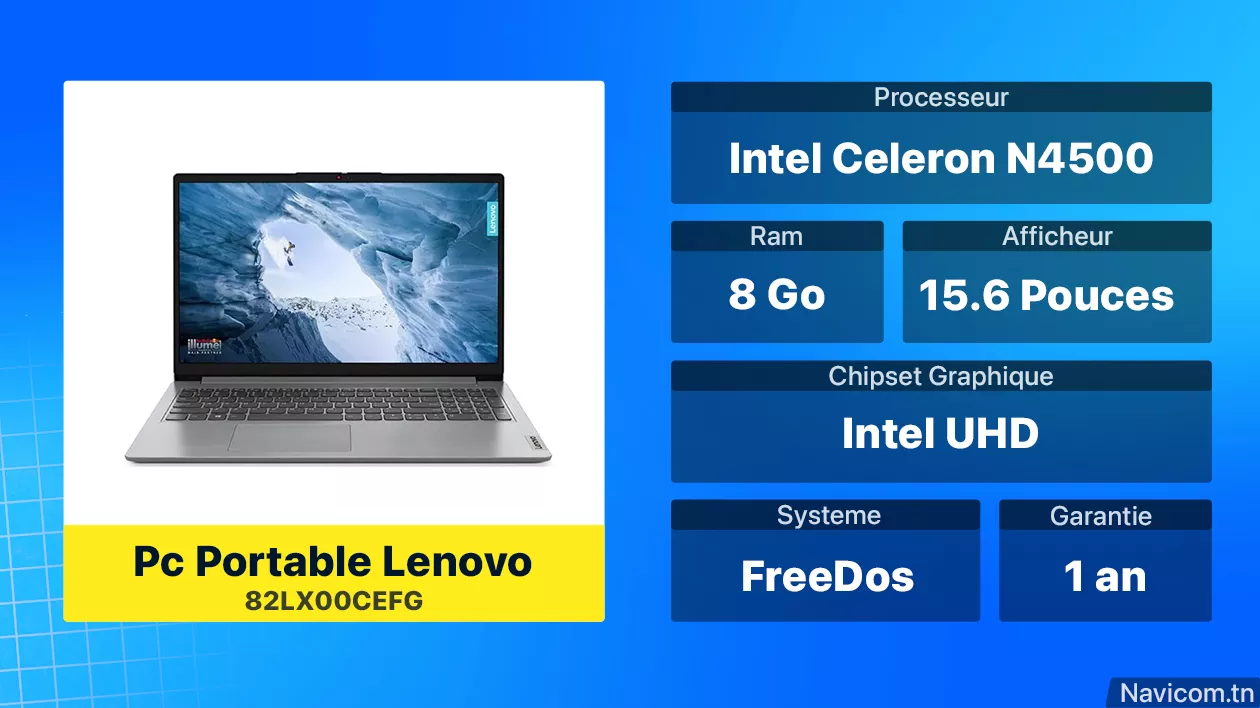 Pc Portable Lenovo 82LX00CEFG