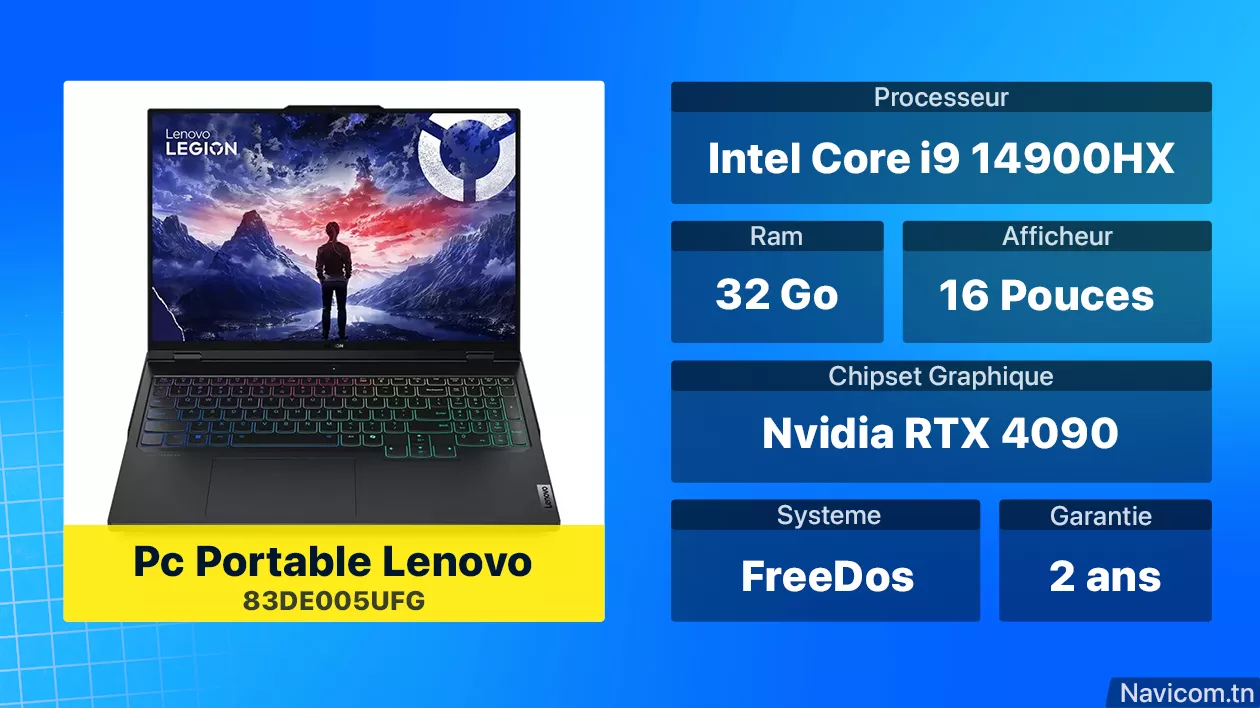 Pc Portable Lenovo 83DE005UFG