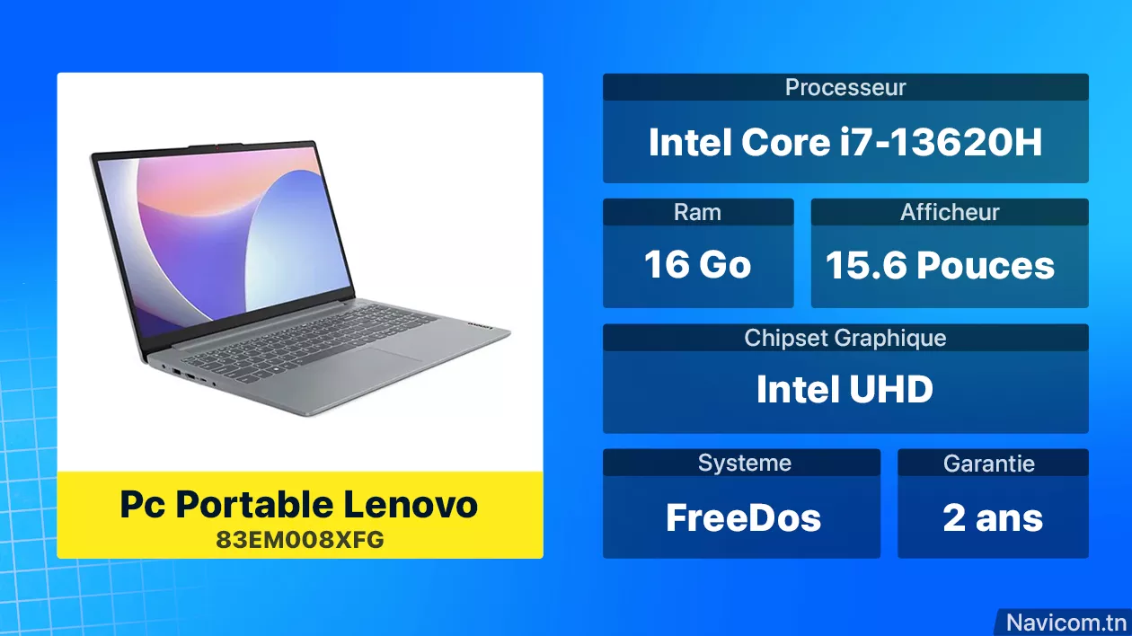 Pc Portable Lenovo 83EM008XFG