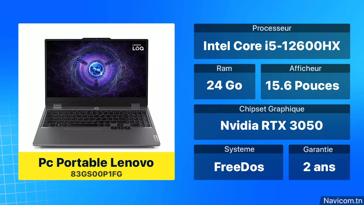 Pc Portable Lenovo 83GS00P1FG
