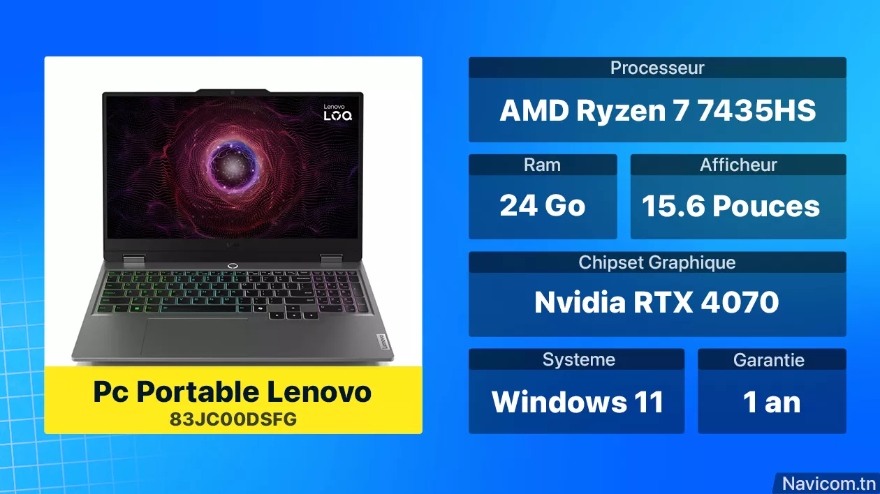 Pc Portable Lenovo 83JC00DSFG