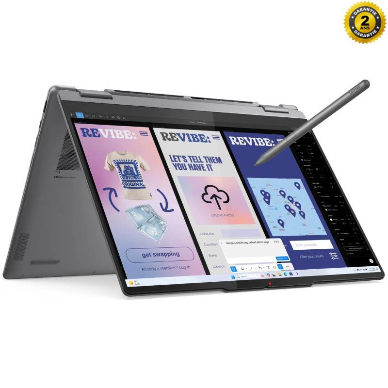 pc-portable-lenovo-yoga-7-2en1-14ill10-ultra-7-258v-32go-1to-ssd-gris-mt PC Portable LENOVO Yoga 7 2en1 14ILL10 Ultra 7 258V 32Go 1To SSD - Gris